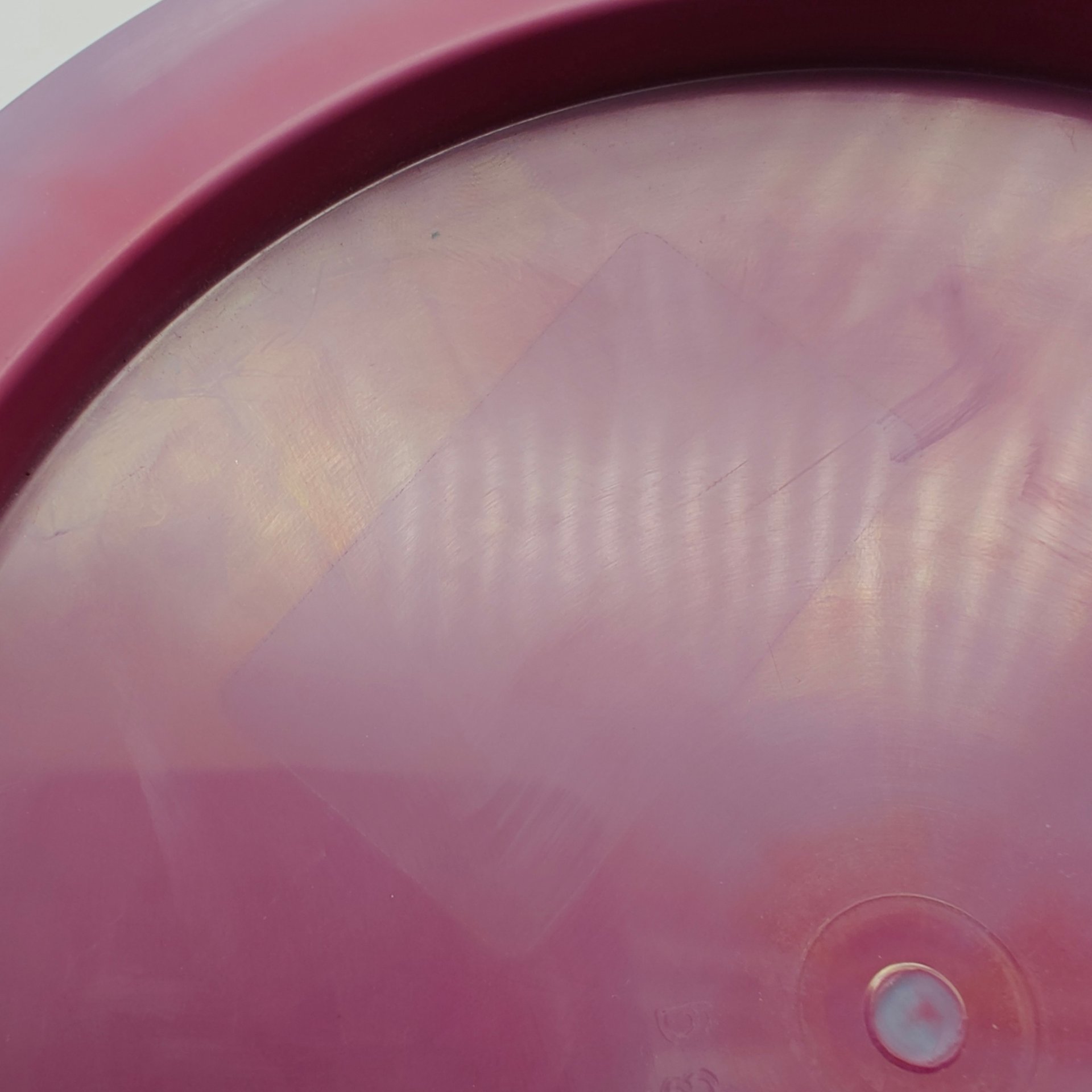 DD Paige Pierce 4x World Champion BioFuzion Defender Swirly Purple Blue (sticker mark on back) – 175g