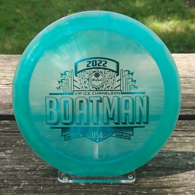 2022 Pro Worlds Fundraiser Westside Discs VIP Ice Chameleon Boatman - 175g