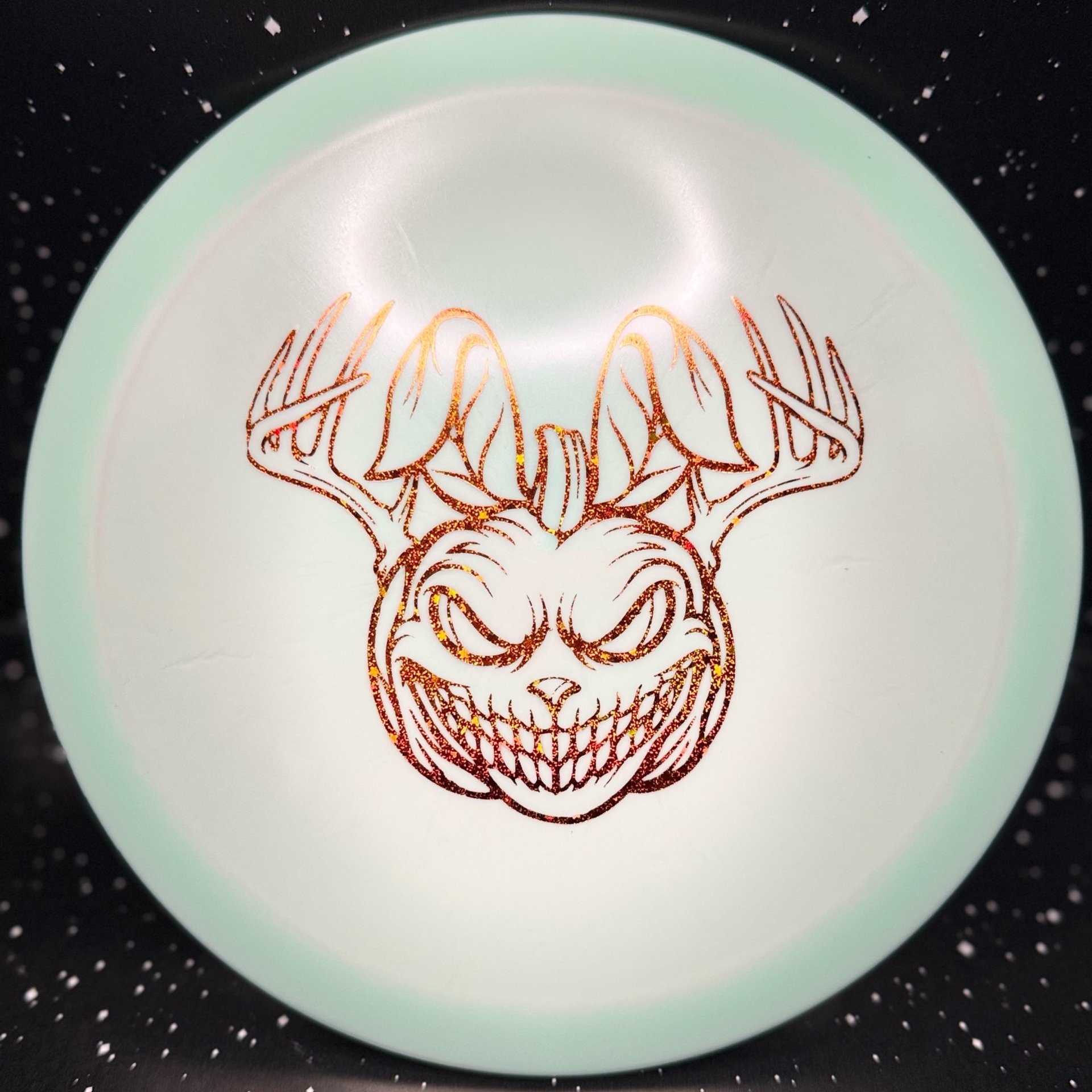 Mint discs Halloween jackalope 8/5/-2/1. 156g