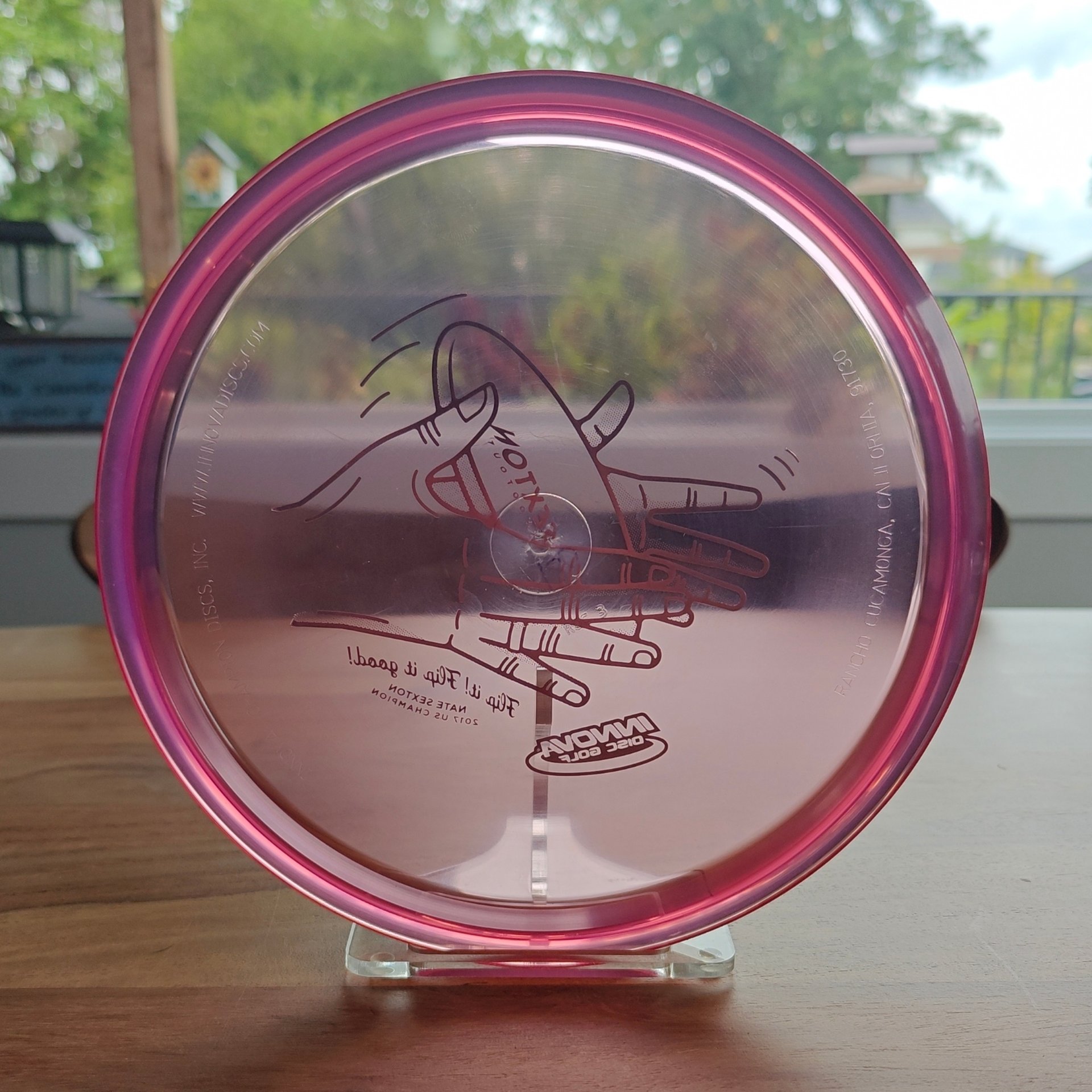 2017 Nate Sexton Flip It Good US Champion Innova Champion Roc3 - 180g