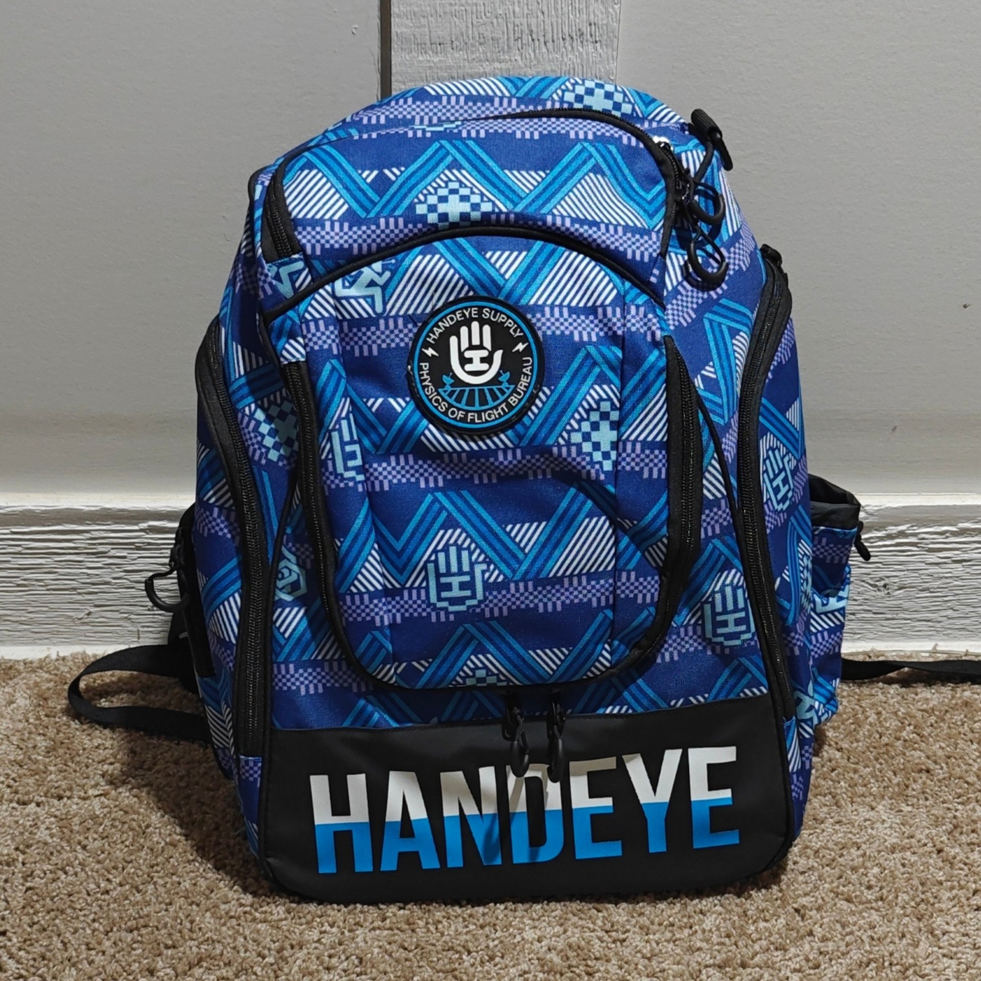 Handeye Supply Co Civilian Backpack Elevado Blue Disc Golf Bag New With Tags