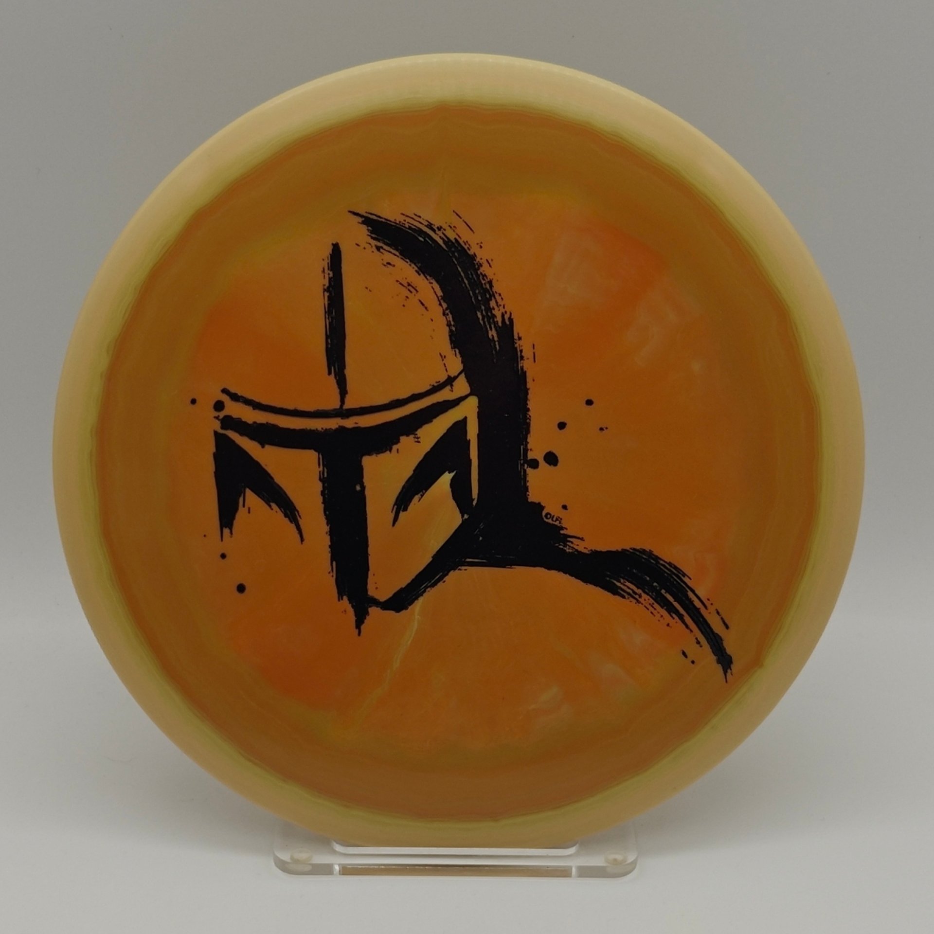 Discraft Star Wars Mandalorian Brush Stroke ESP Buzzz Orange Yellow Swirl – 181g