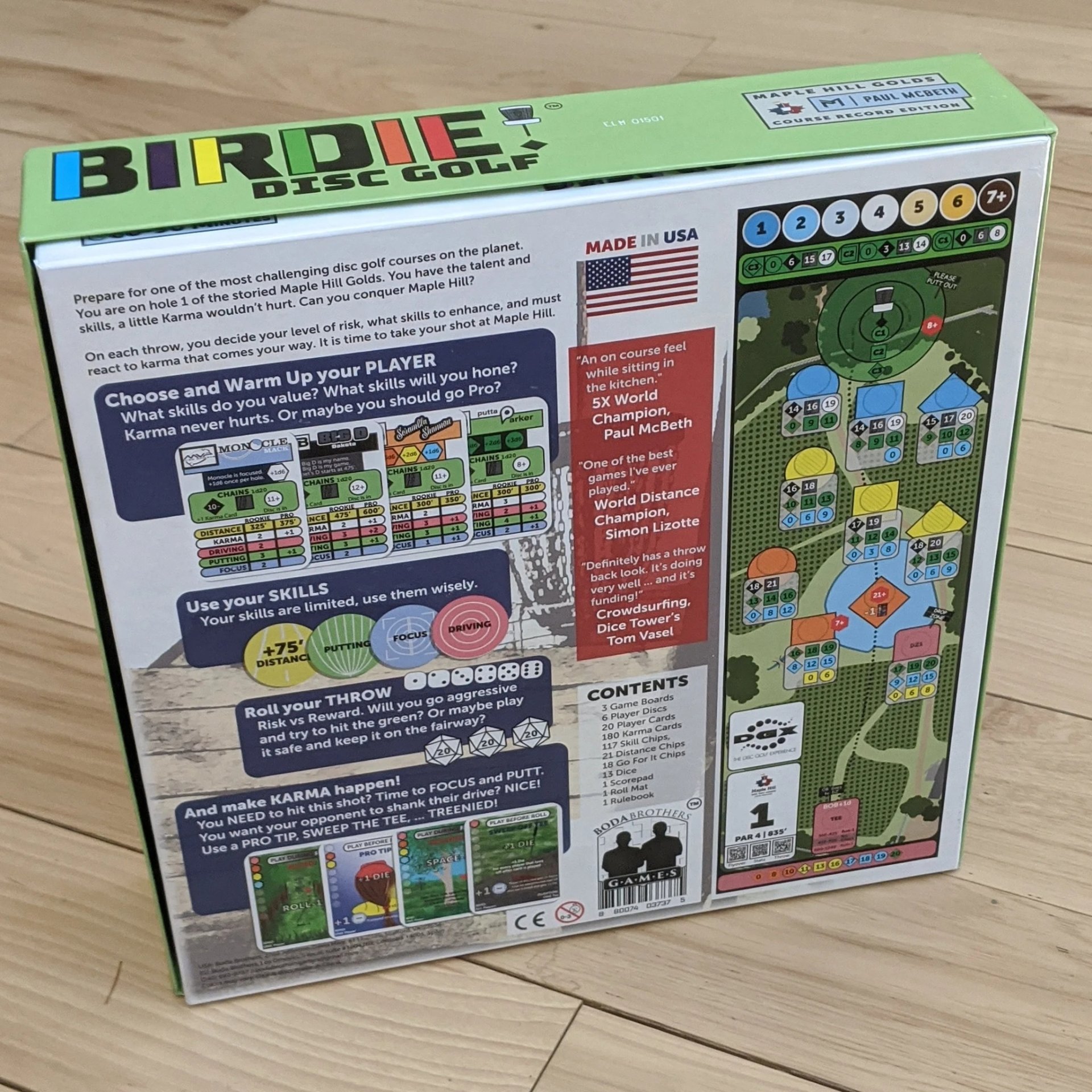 3x package 1st run BIRDIE! disc golf Board Game + Expansion Pack + Booster Cards
