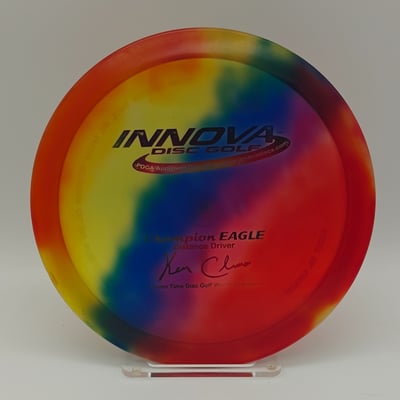 Used Innova Ken Climo 11x PFN Fly Dye Champion Eagle Rainbow Black Stamp - 176g