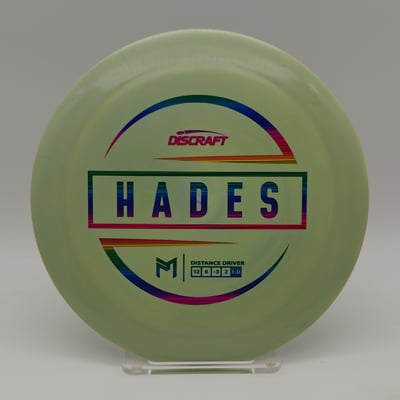 Discraft Paul McBeth ESP Swirl Hades Green Rainbow Stamp - 175g
