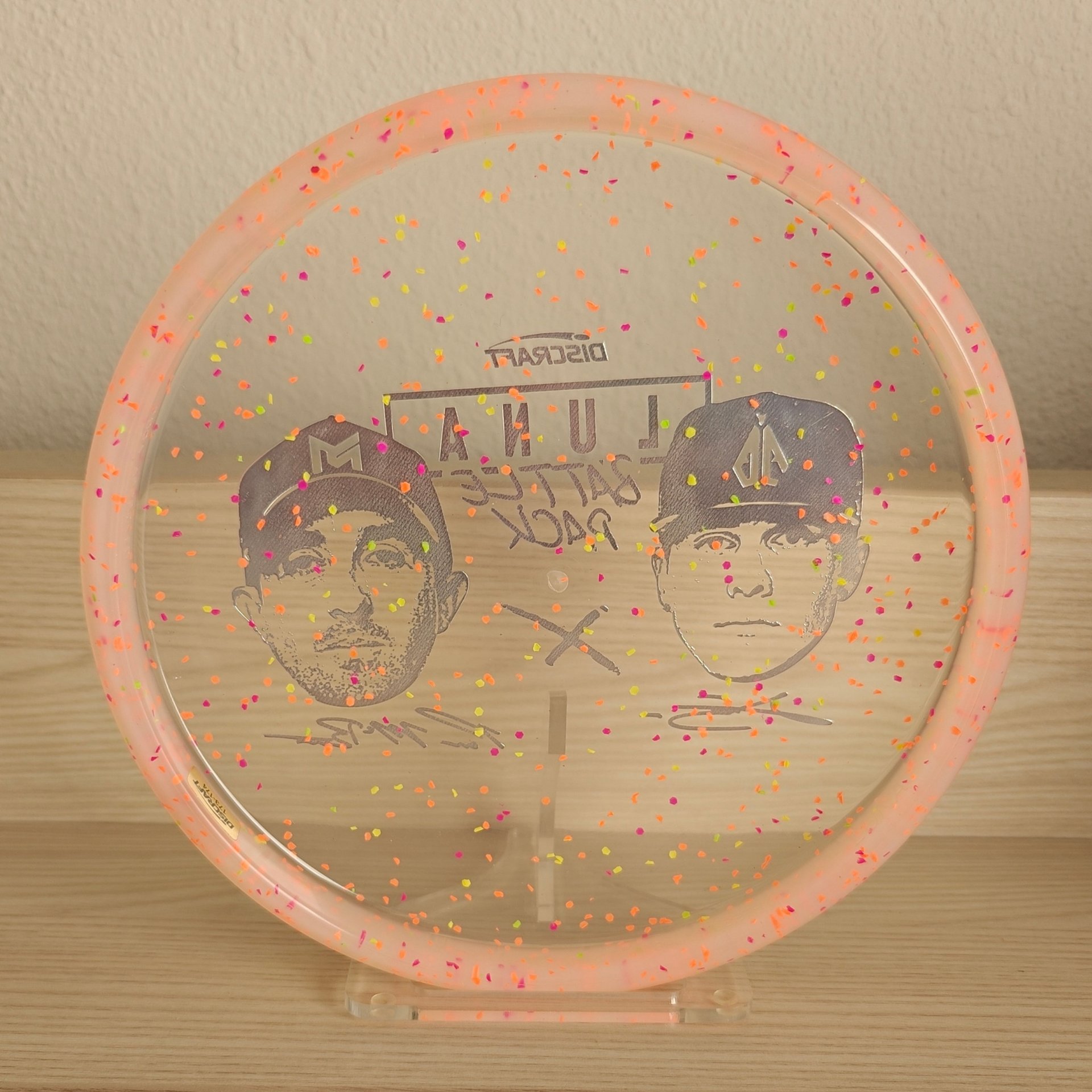 2025 Discraft Luna Battle Pack Confetti Z Luna Orange Pink - 176g