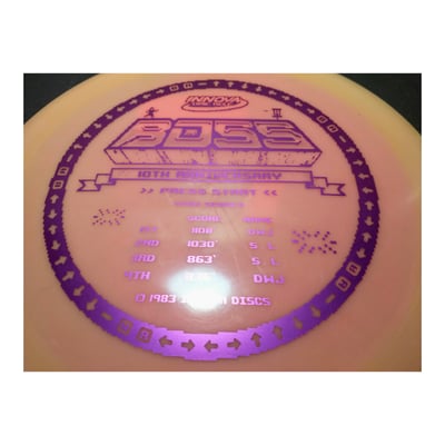 new 10th anniversary Star Boss 171 grams Innova disc golf purple on orange