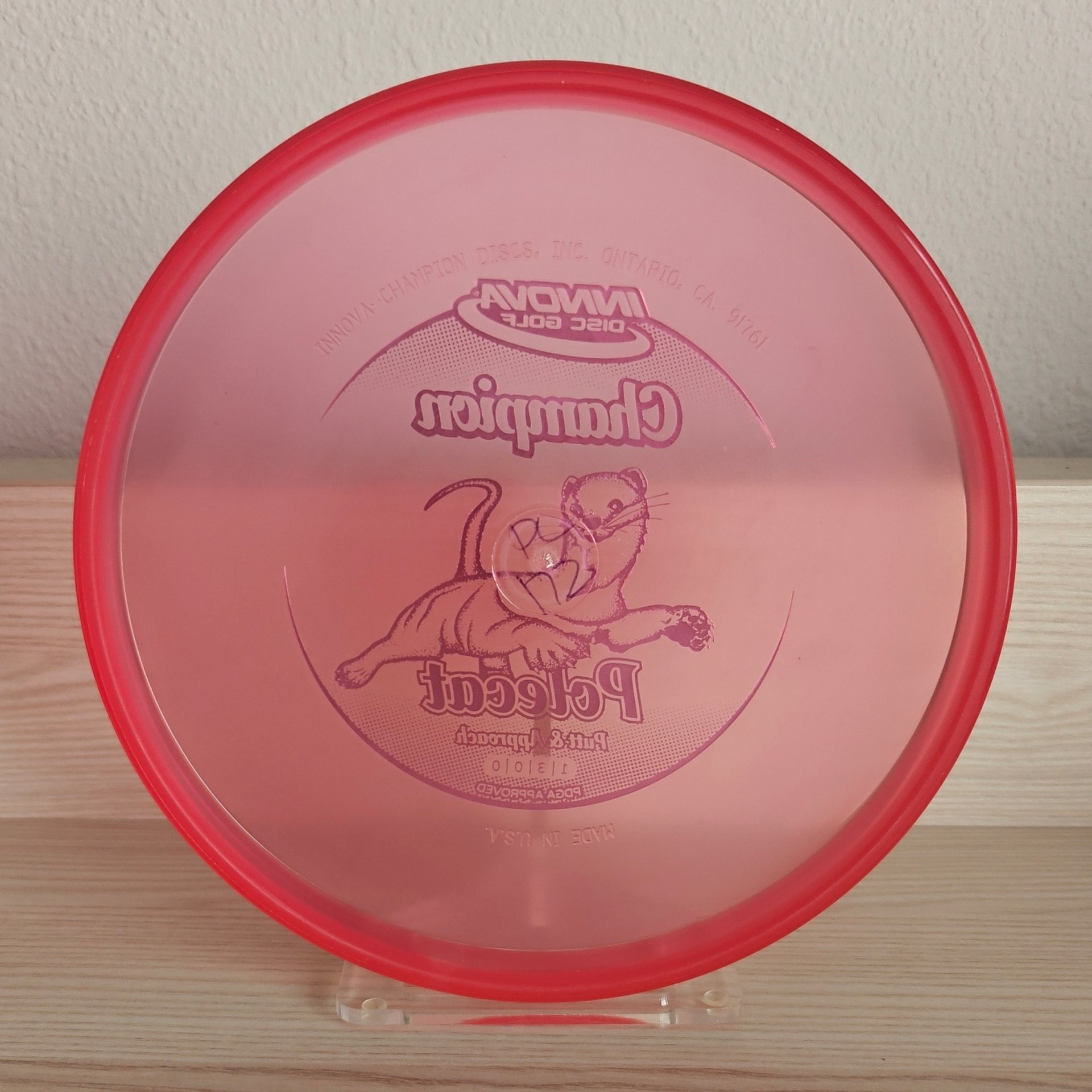 Innova Champion Polecat Penned PC Red/Pink - 173g