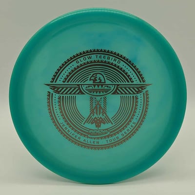 New 2018 Jennifer Allen Blue Color Glow Champion Teebird - 177g