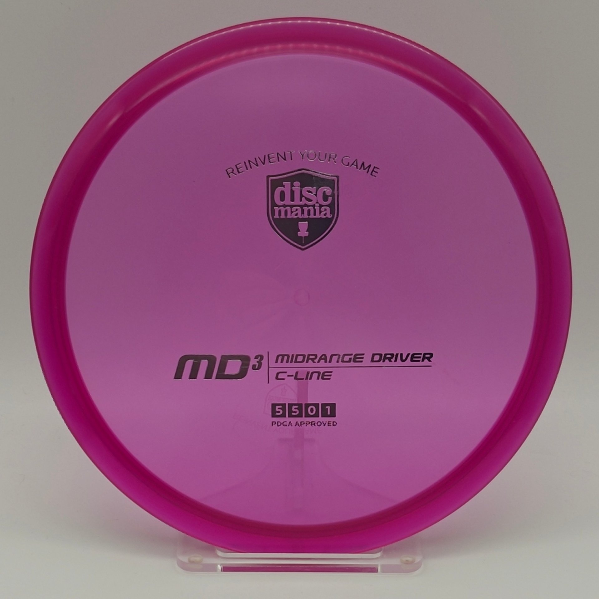 Discmania C-Line MD3 Purple Silver Stamp – 179g