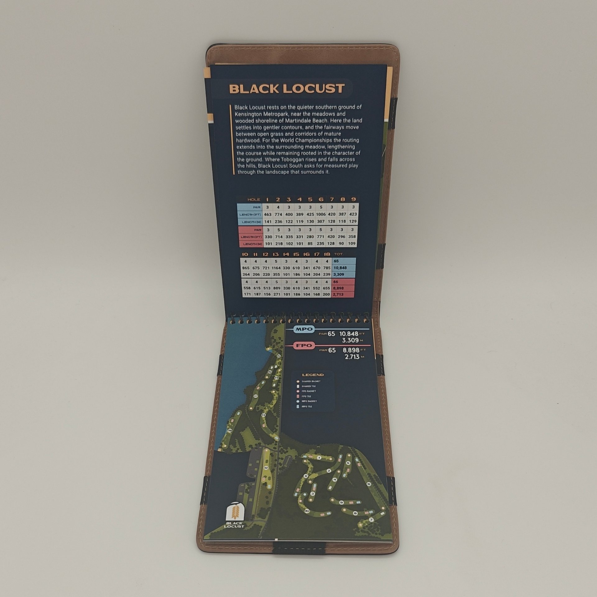 2026 PDGA Pro Worlds Leather Caddie Guide & Holder