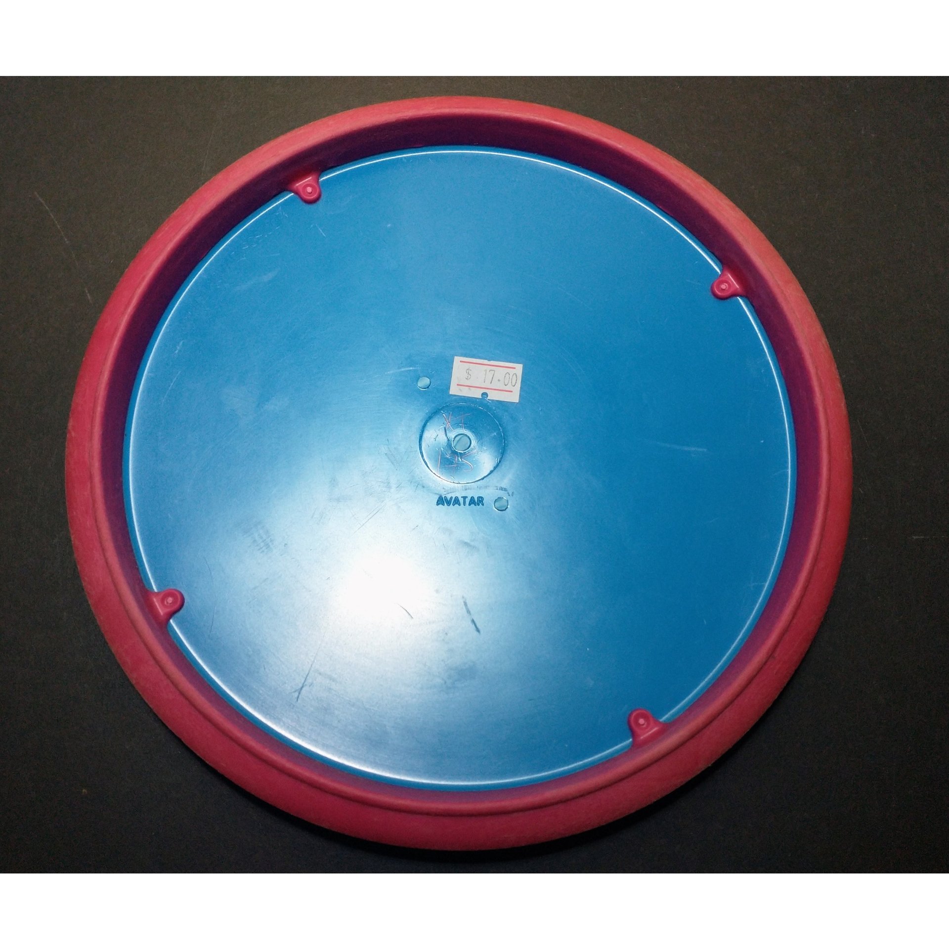 new XT AVATAR 175 mid-range versatility forehand disc golf 5 4 0 2 red on blue