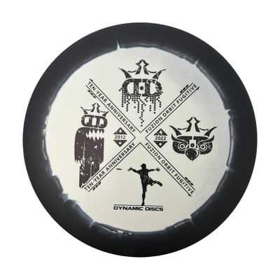 Dynamic Discs Fuzion Orbit Fugitive 10 Year Anniversary Stamp 178g