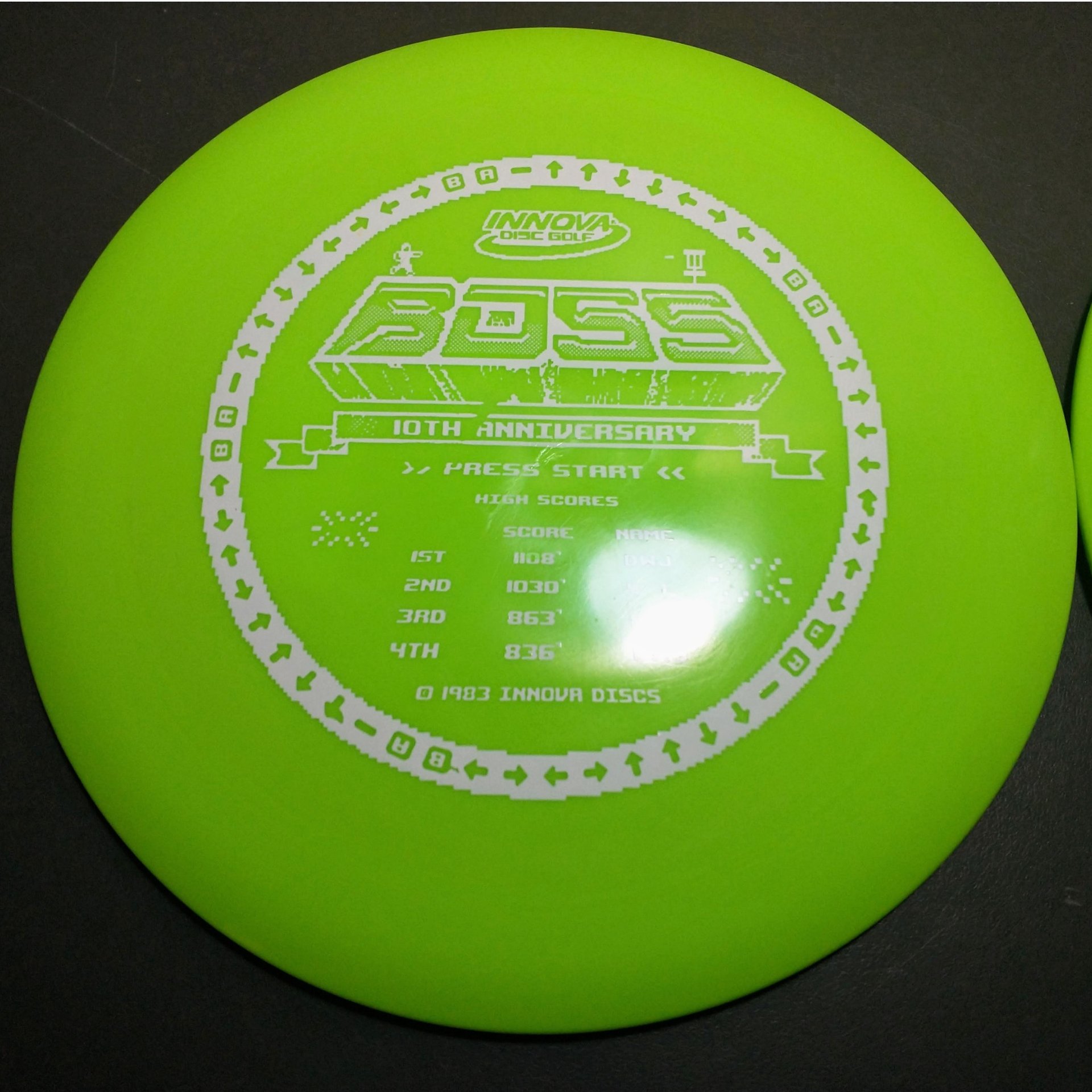 2x new 10th anniversary Star Boss 171 172 grams Innova disc golf bright green