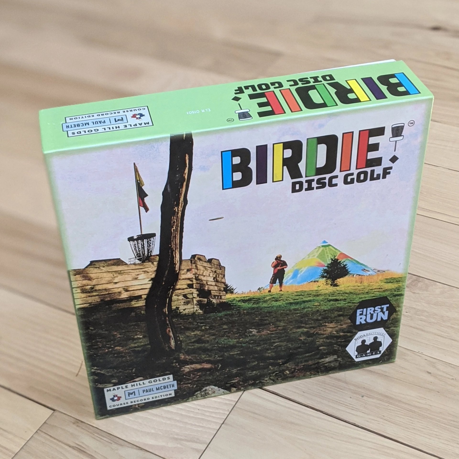 3x package 1st run BIRDIE! disc golf Board Game + Expansion Pack + Booster Cards