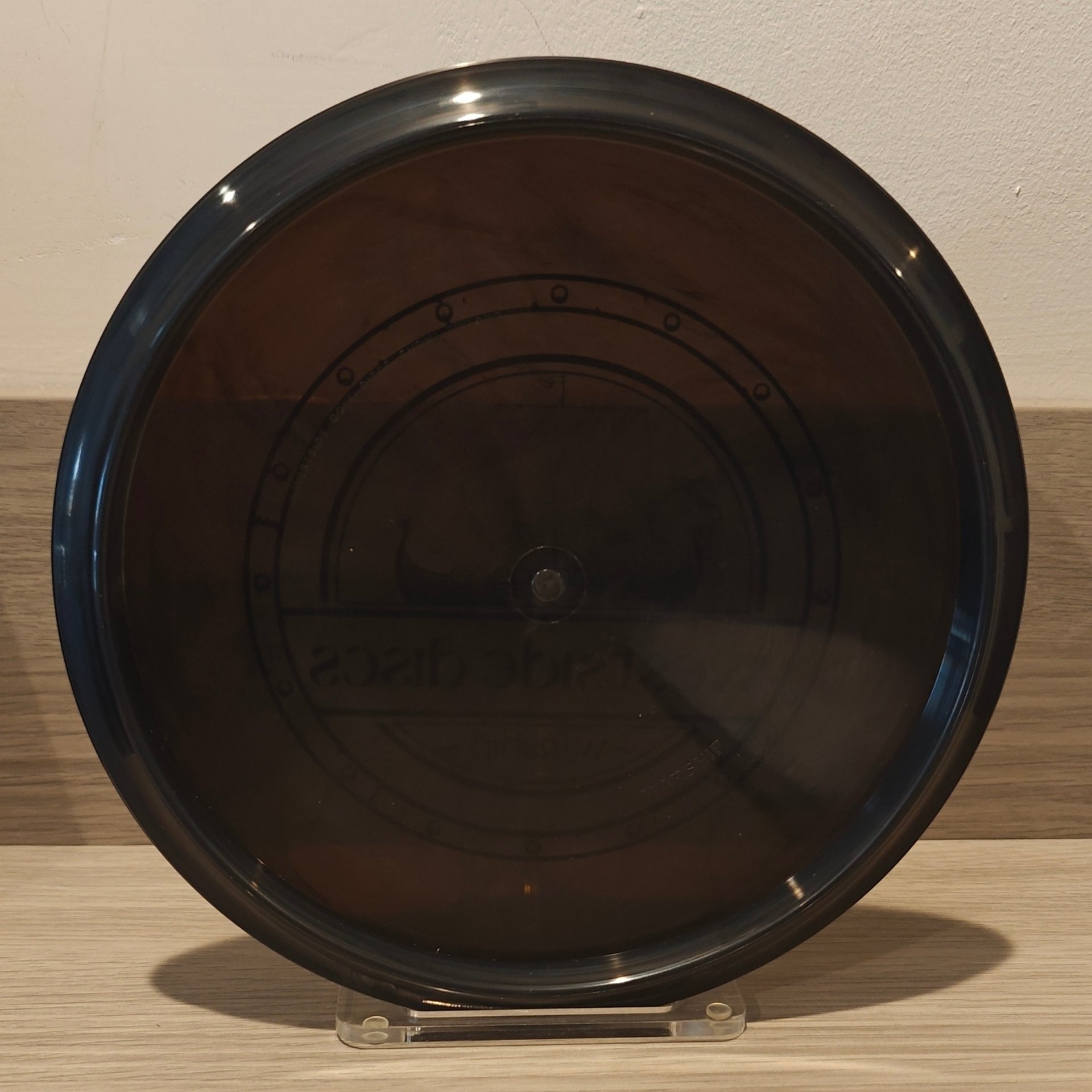 Westside discs warship no clue on plastic black with black stamp 181 g