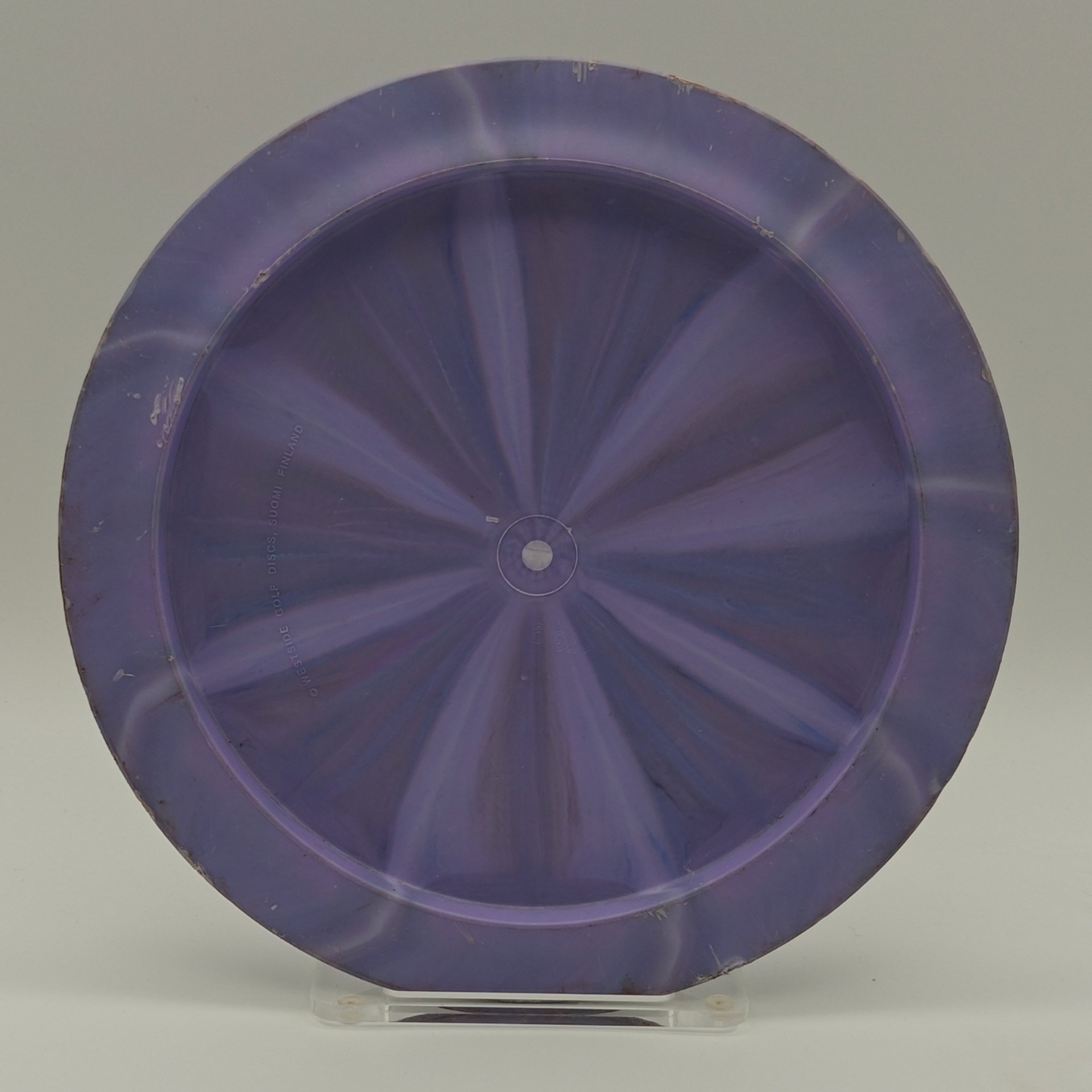 Heavily Used Westside Discs Origio Burst King Purple Gray Burst - 174g