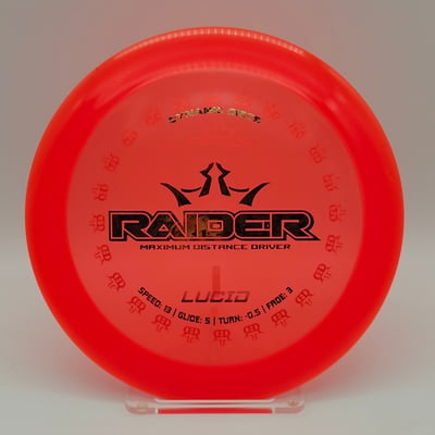 2019 First Run Dynamic Discs Lucid Raider DD Ring Bottom Stamp - 173g