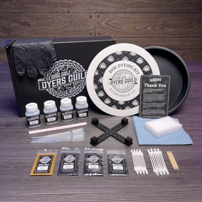 Disc Golf Dyers Guild – Starter Disc Dyeing Kit – Silver