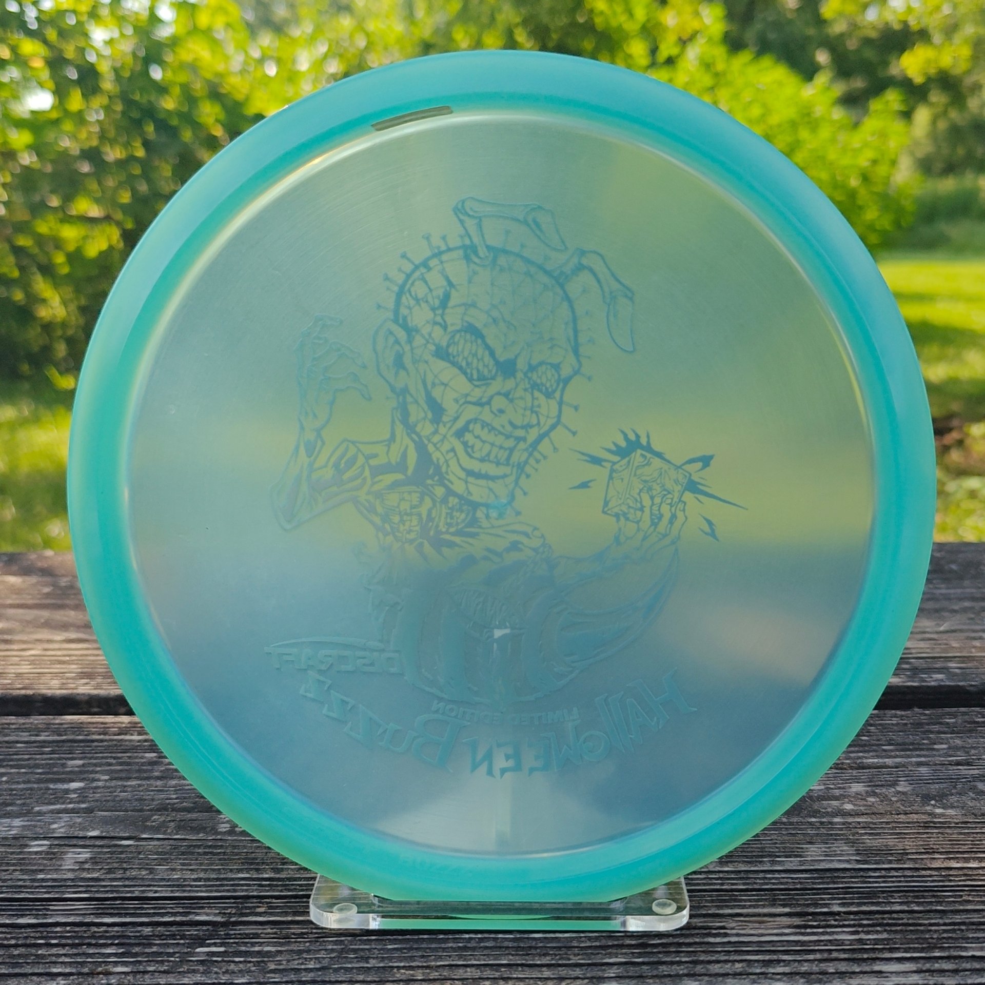Discraft 2020 Halloween Z Glo Buzzz Pinhead Rainbow Stamp - 178g
