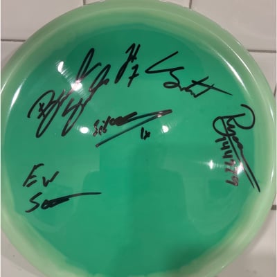 B-Side Glo-Berg signed by the 2026 Champ