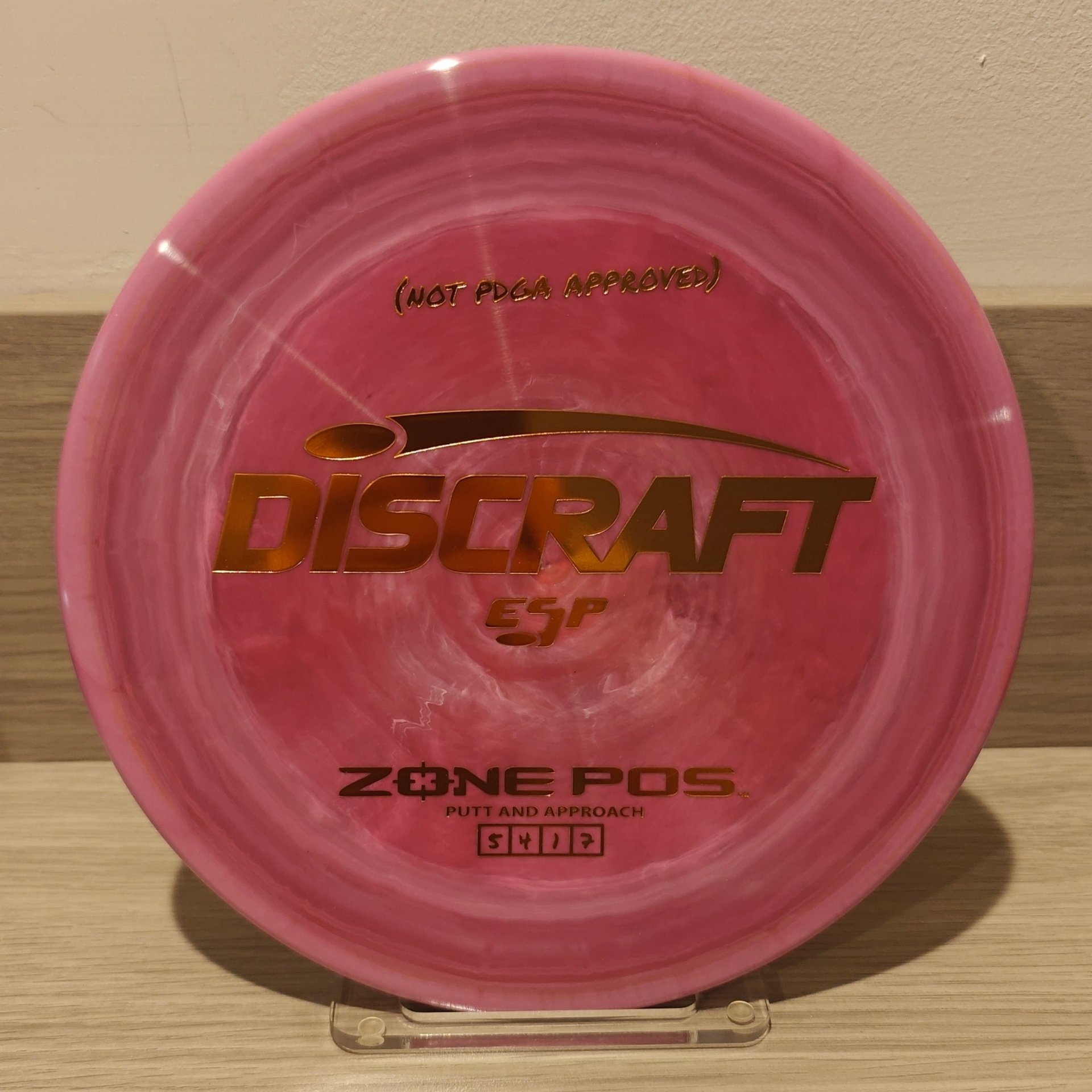 Discraft ESP Zone POS 2026 April Fools Pink Red Swirl - 173g