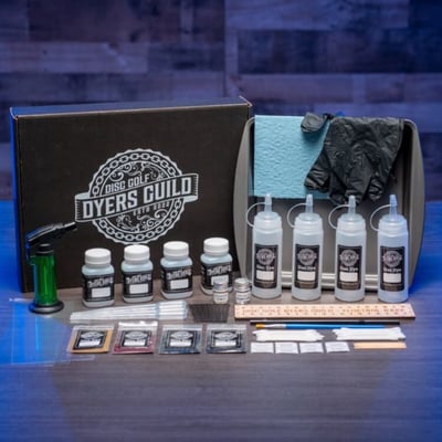 Disc Golf Dyers Guild – Starter Disc Dyeing Kit – Titanium