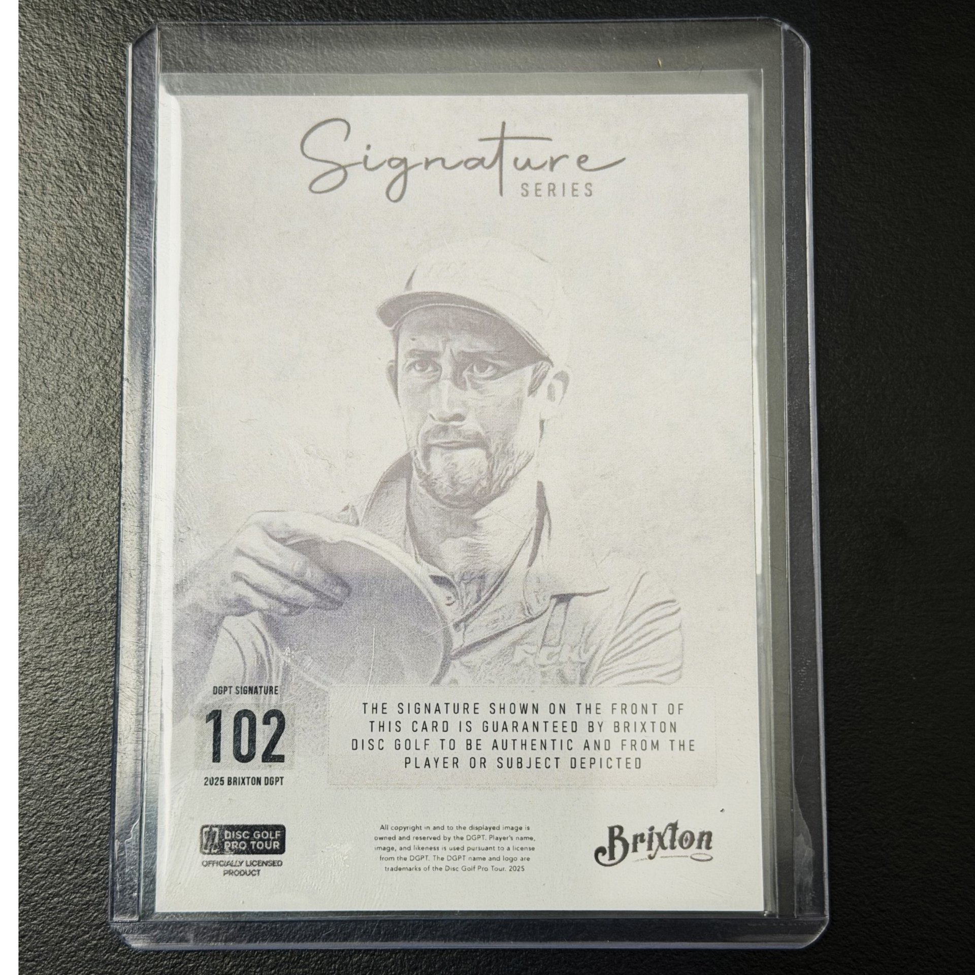 Ricky Wysocki 2025 Brixton signature series red ink auto 43/50