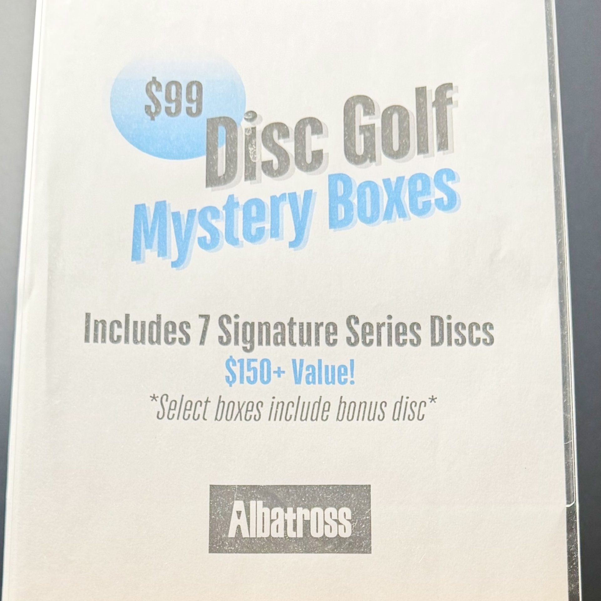 7 signature disc Mystery Box