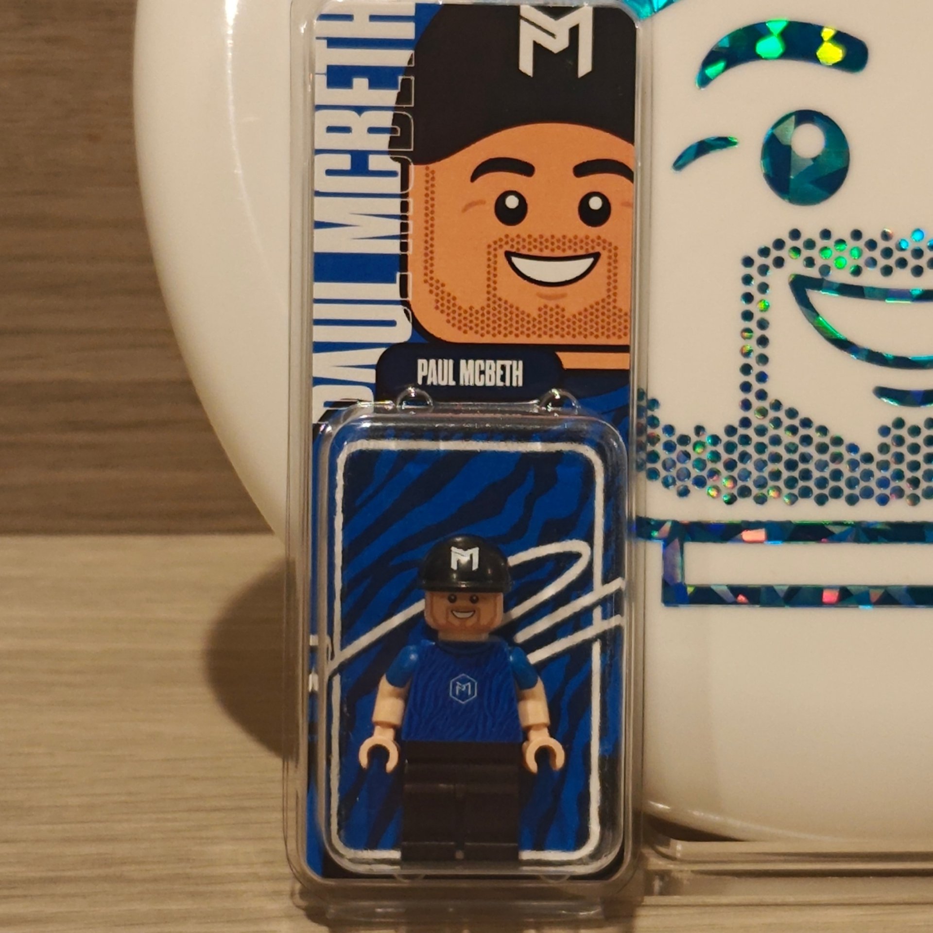 2026 Discraft Paul McBeth Lego Big Head ESP Luna + Worlds Minifig - 173g