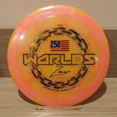 2026 Worlds 250th Anniversary Discraft Titanium Swirl Ares  Big Z Disc Golf - 175g