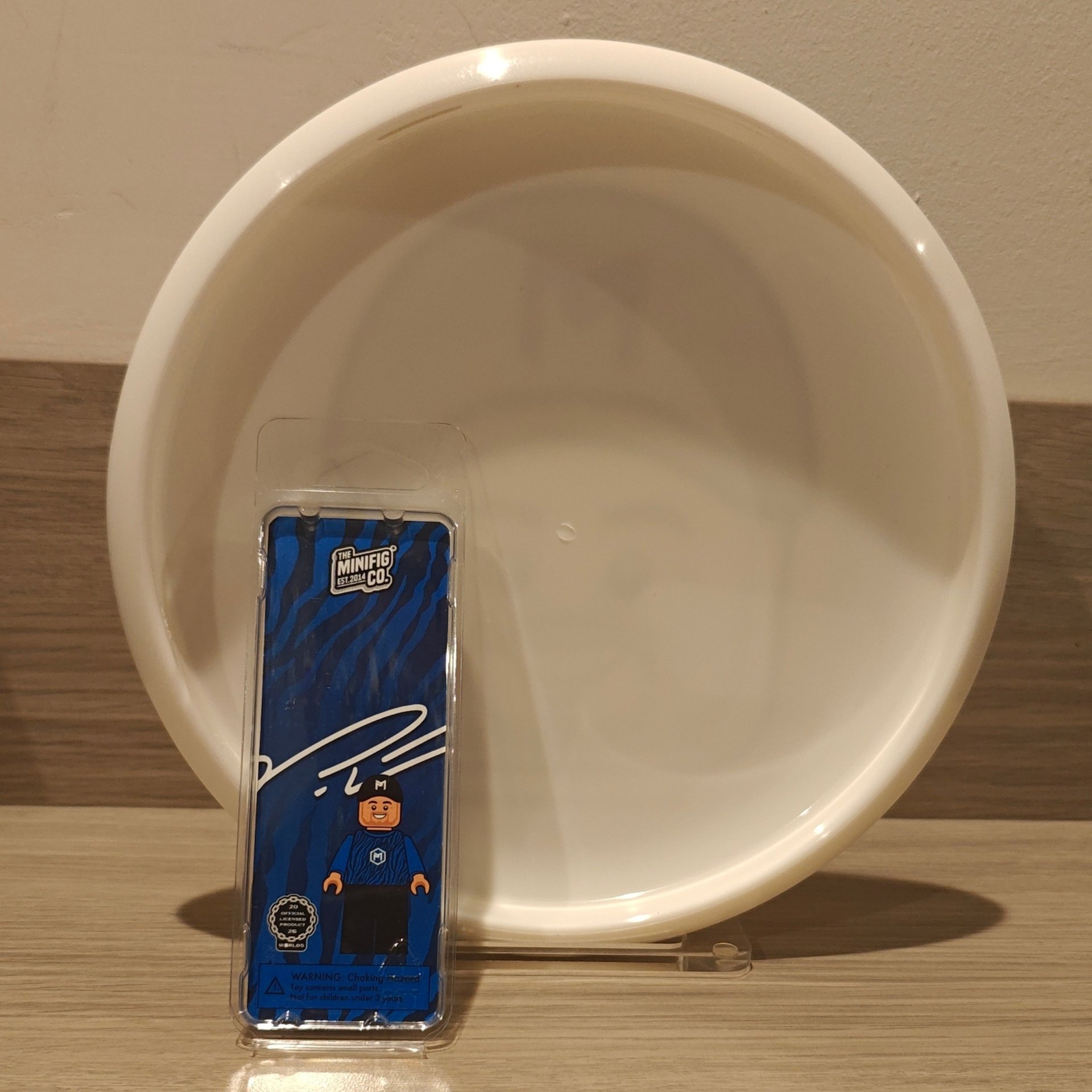 2026 Discraft Paul McBeth Lego Big Head ESP Luna + Worlds Minifig - 173g