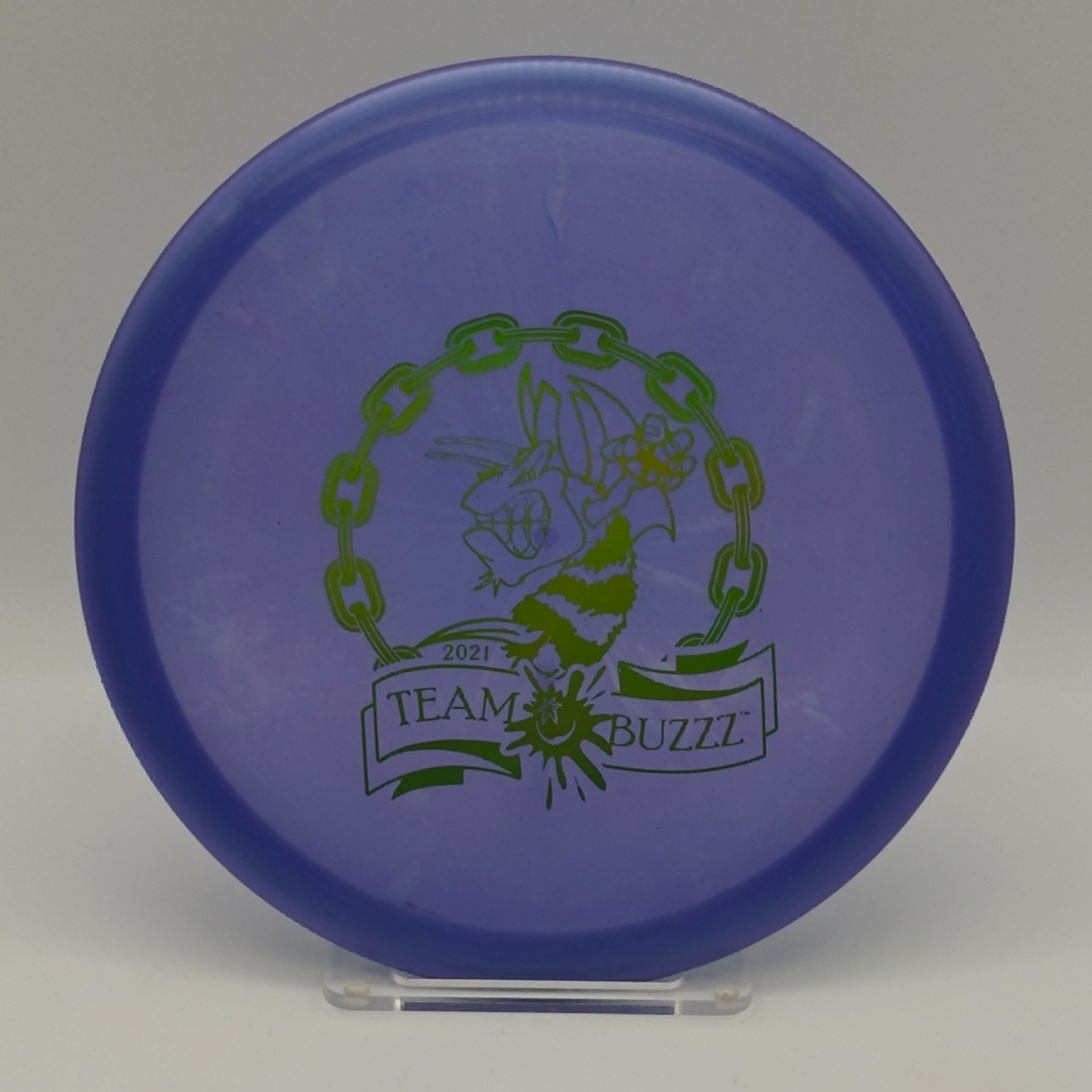 Discraft 2021 Team Buzzz Z Line Roc vs Buzzz Kansas City Purple Green Stamp – 179g
