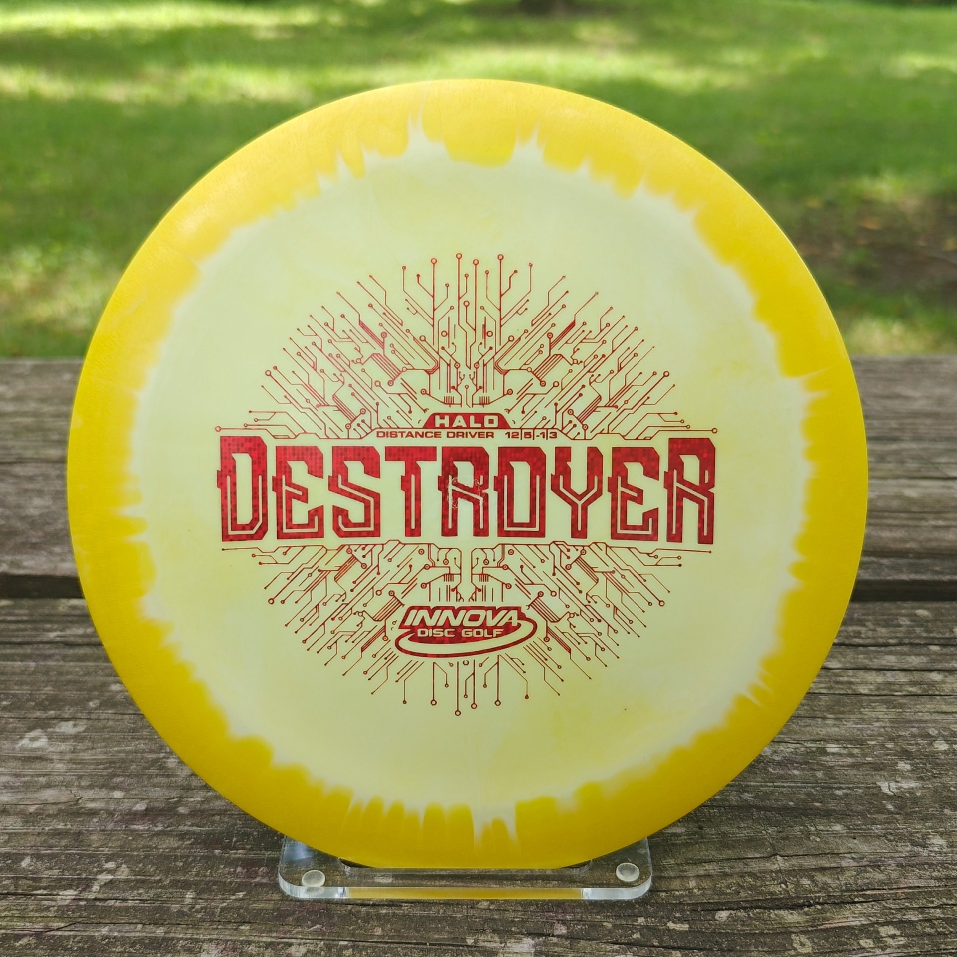 Innova 2020 Era Halo Star Destroyer Chalky Yellow Red Stamp – 174g