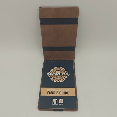 2026 PDGA Pro Worlds Leather Caddie Guide & Holder