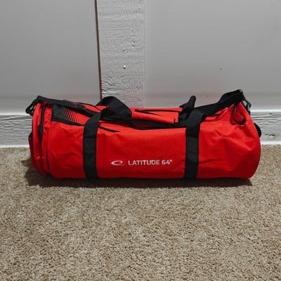 Latitude 64 Practice Bag Red Black 45 Disc Fieldwork Bag