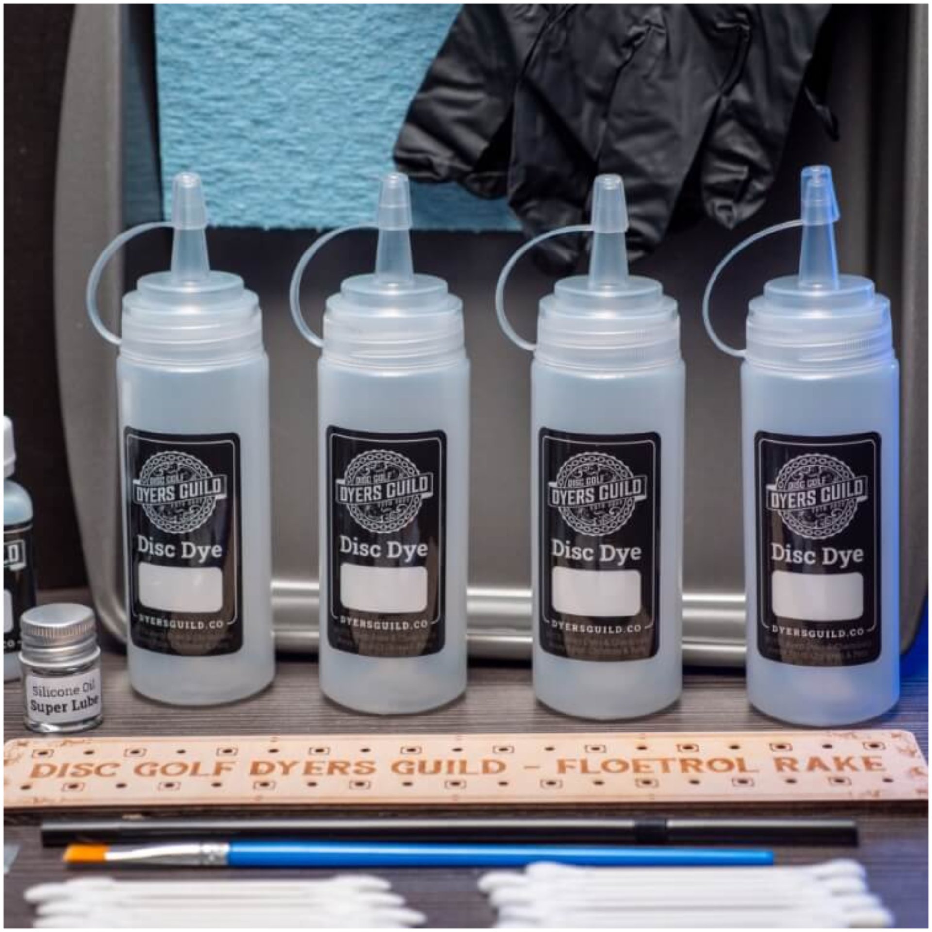 Disc Golf Dyers Guild – Starter Disc Dyeing Kit – Titanium