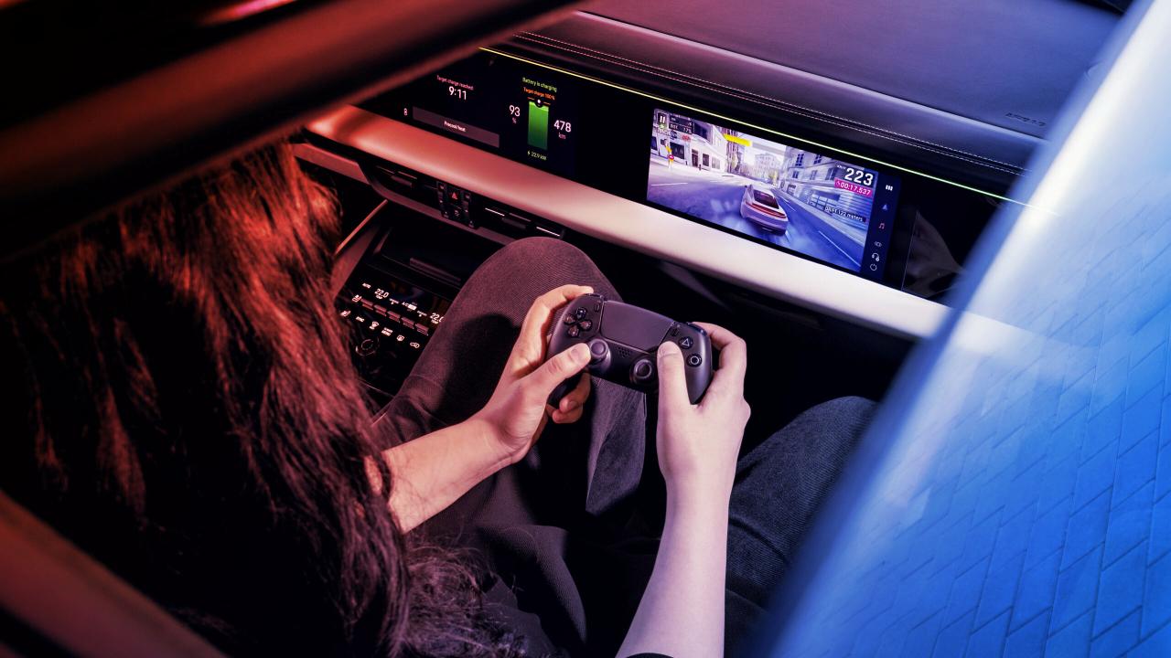 A 2026-os elektromos Macan: most már autóban is játszhatsz!