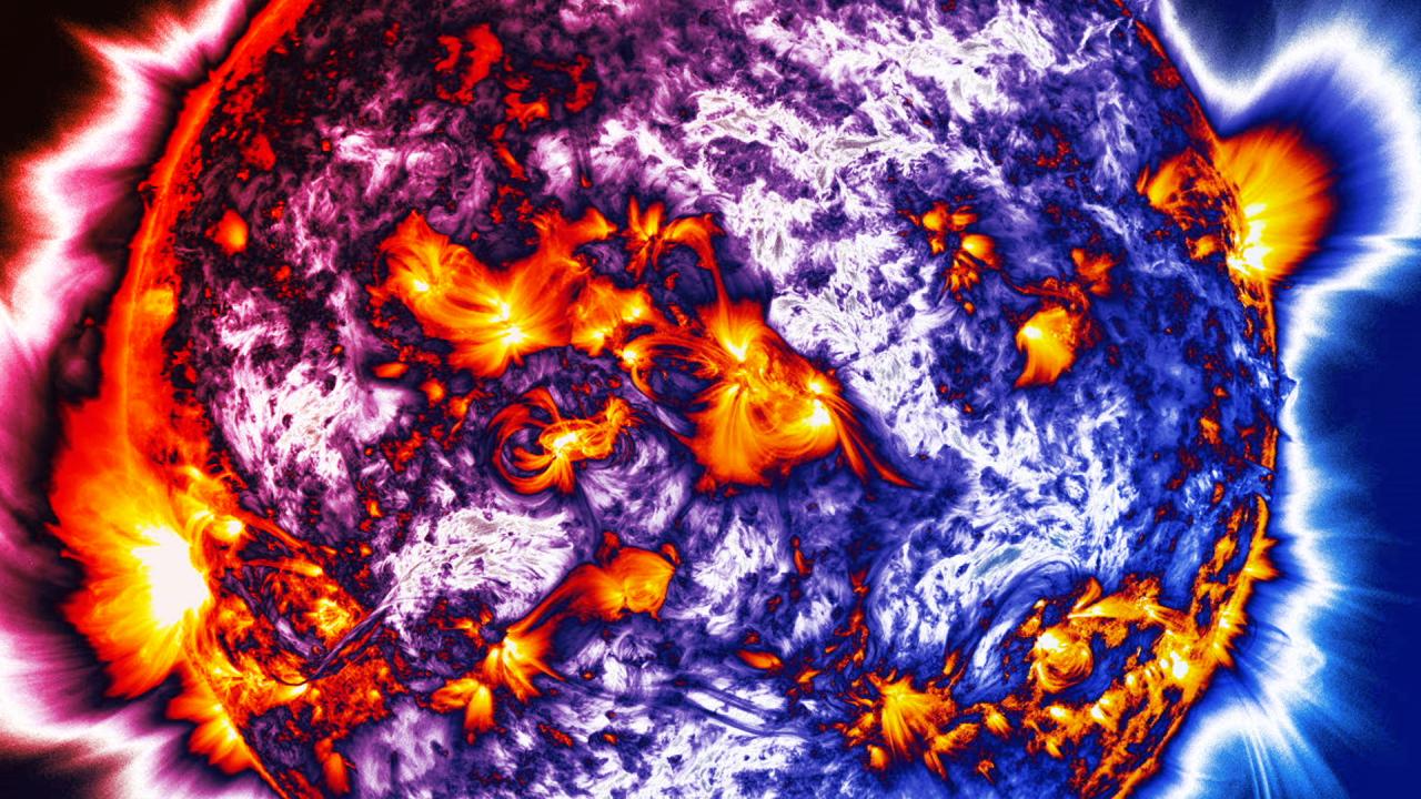 Ahogy a nap újra felébred, hosszú zűrzavar jön az űrben