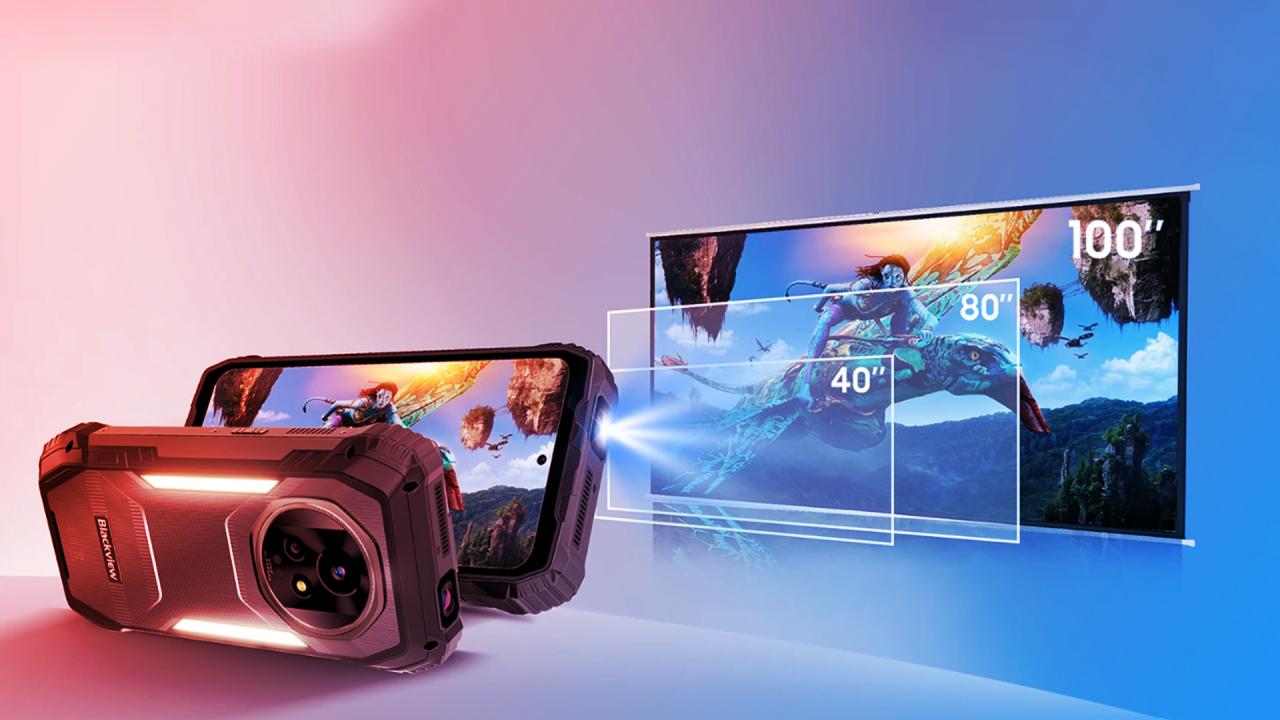 Az óriás zsebmozi: itt a Blackview XPLORE 2 projektoros telefon