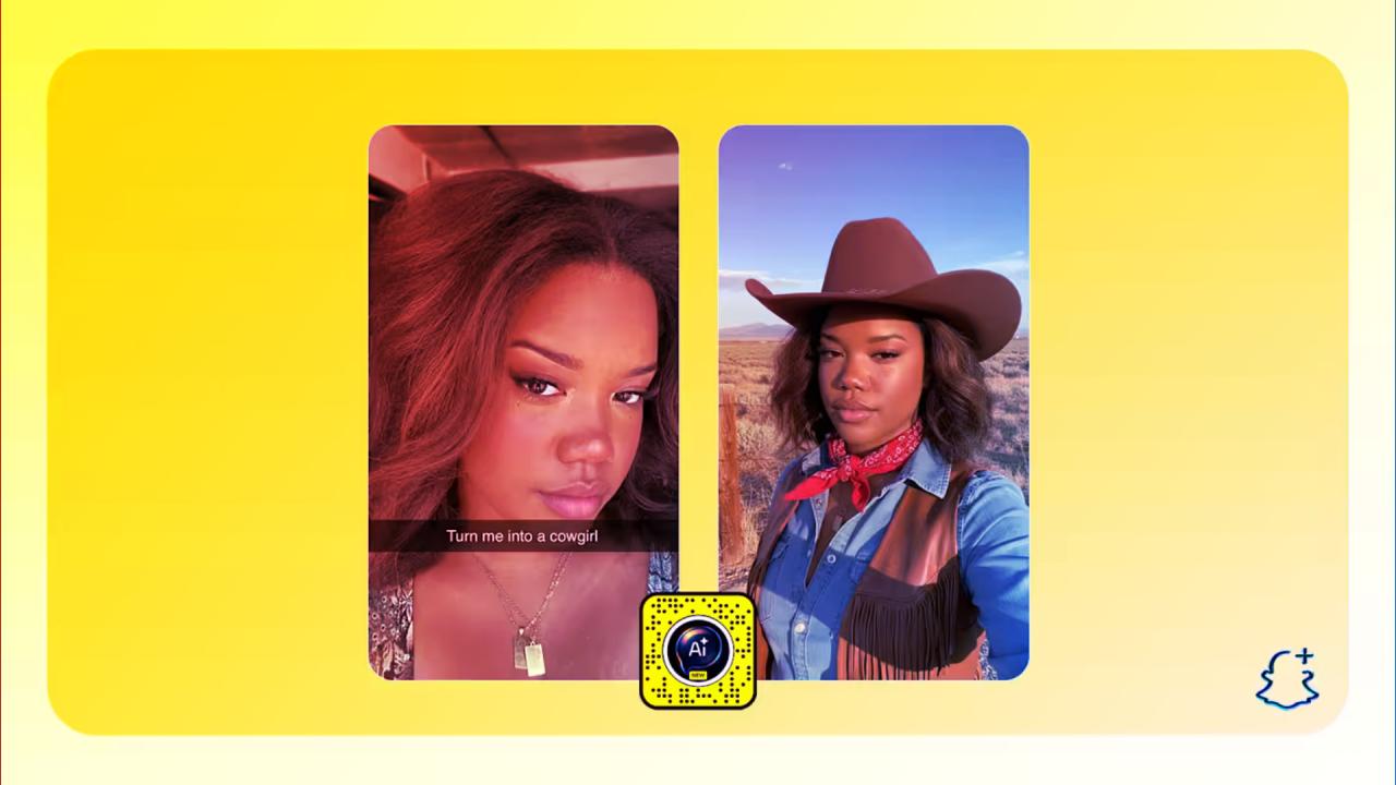 Az új MI-s Snapchat lencse: bárkivé lehetsz, akit csak elképzelsz