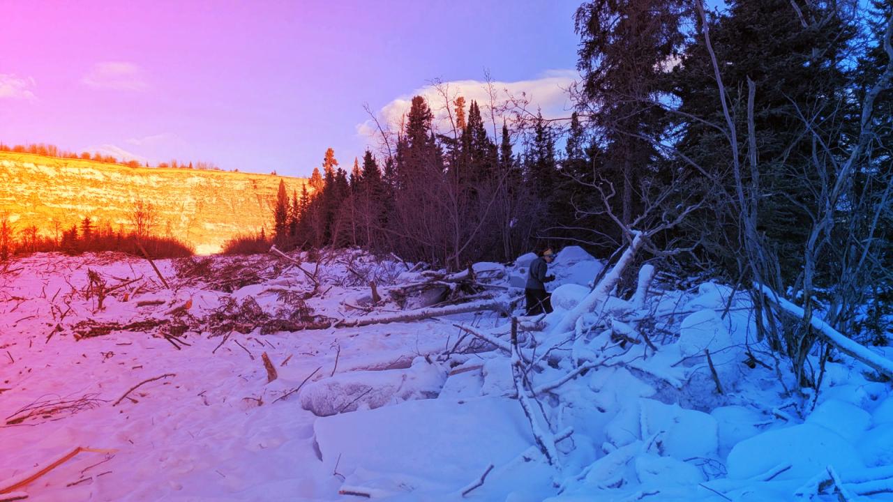 A jeges szökőár, amely felforgatta a Yukont