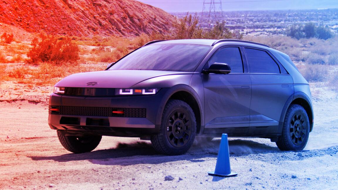 Az Ioniq 5 ára végre a földön jár