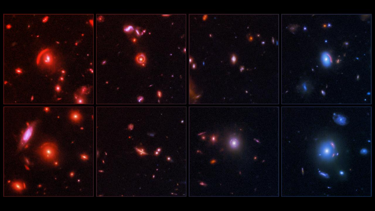 Az univerzum görbe tükre: Einstein nyolcszor igazolva a JWST-vel