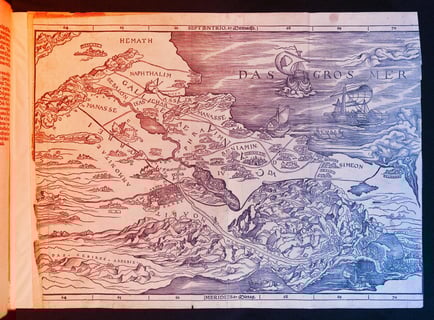 A legelső bibliai térkép tévedései ma is határokat rajzolnak