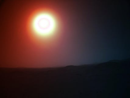 A Perseverance marsjáró már a Napot is kémleli