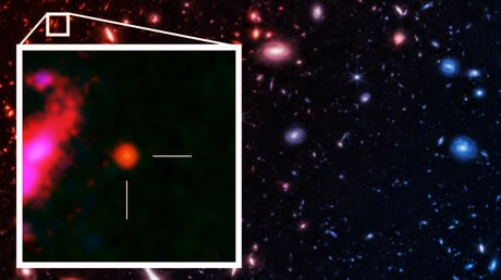 A valaha észlelt legősibb szupermasszív fekete lyukra bukkant a James Webb