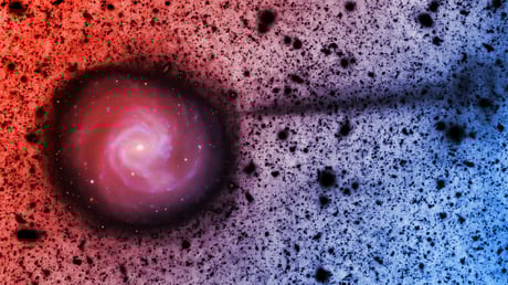 A világegyetem óriáskígyója: rejtett csillagfolyam tekereg az M61 körül