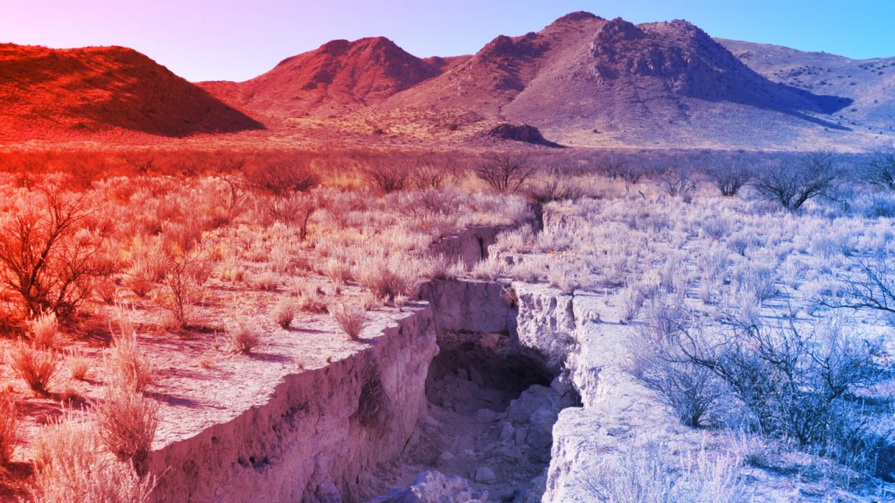 Az arizonai Willcox-medence süllyed: az aszály pokla képekben