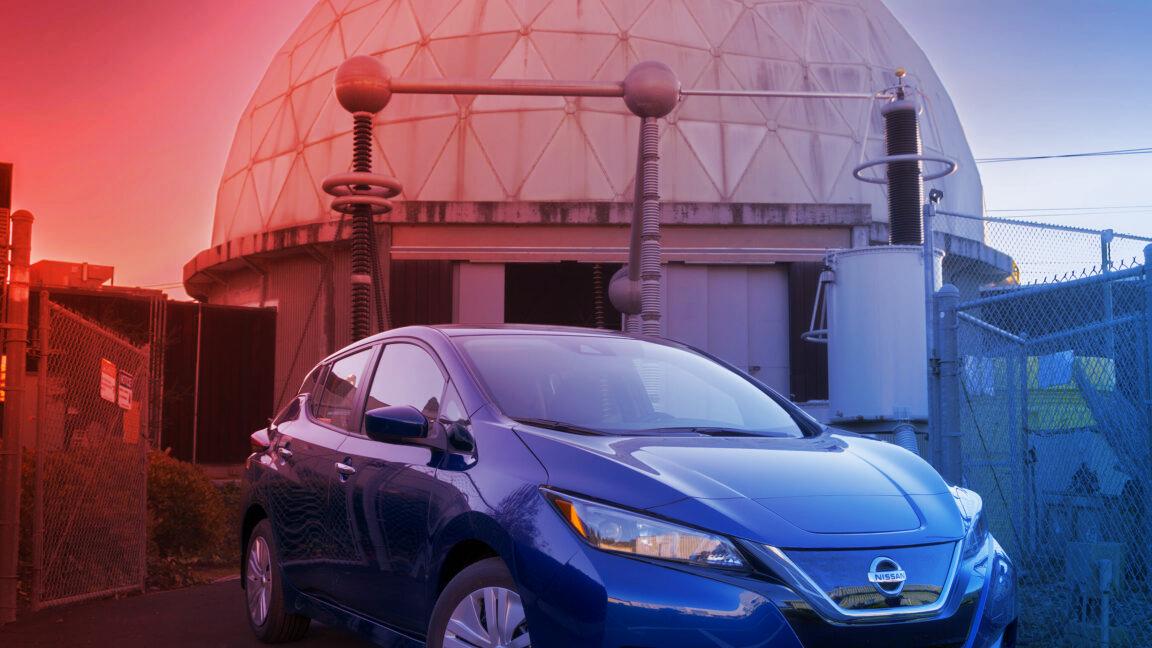 Az elektromos Nissan Leaf tartja életben a repteret áramszünetkor